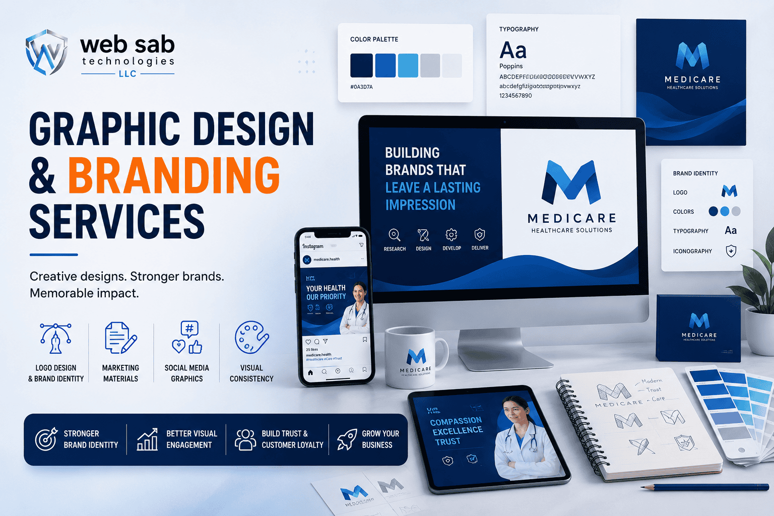 Branding And Graphic Design Services | Web SAB Technologies LLC
